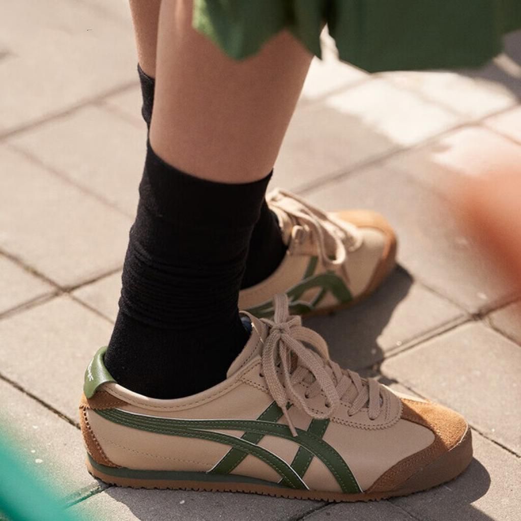 Onitsuka Tiger Mexico 66 Beige Grass Green uaessss