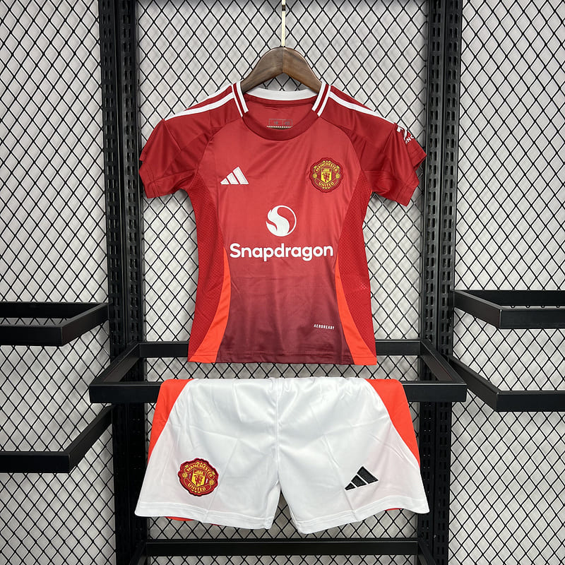 Man United Home Kit Kids 2024/25