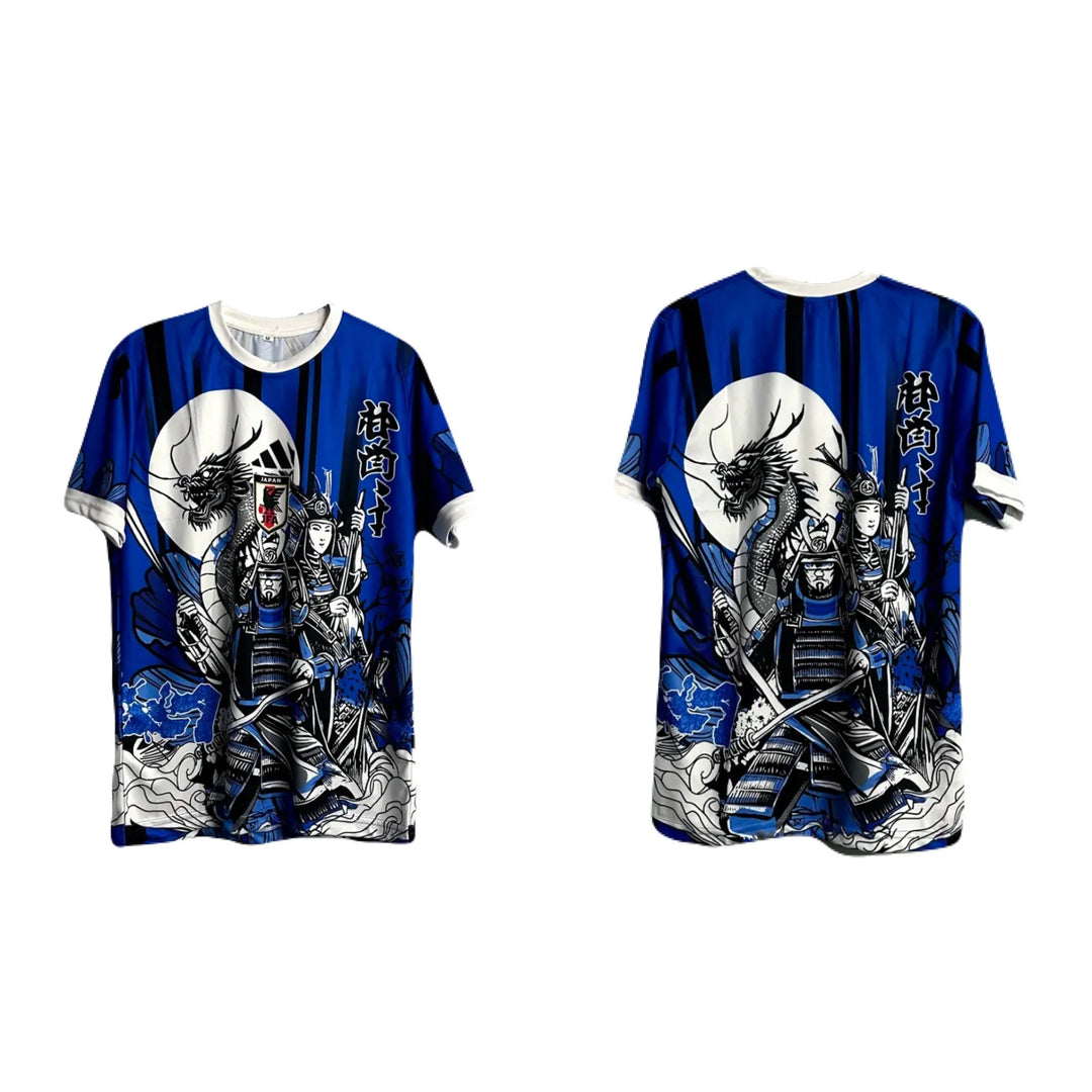 Japan samurai x dragon special blue jersey