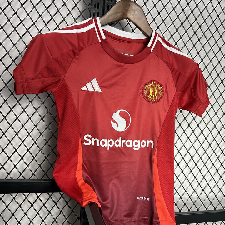 Man United Home Kit Kids 2024/25