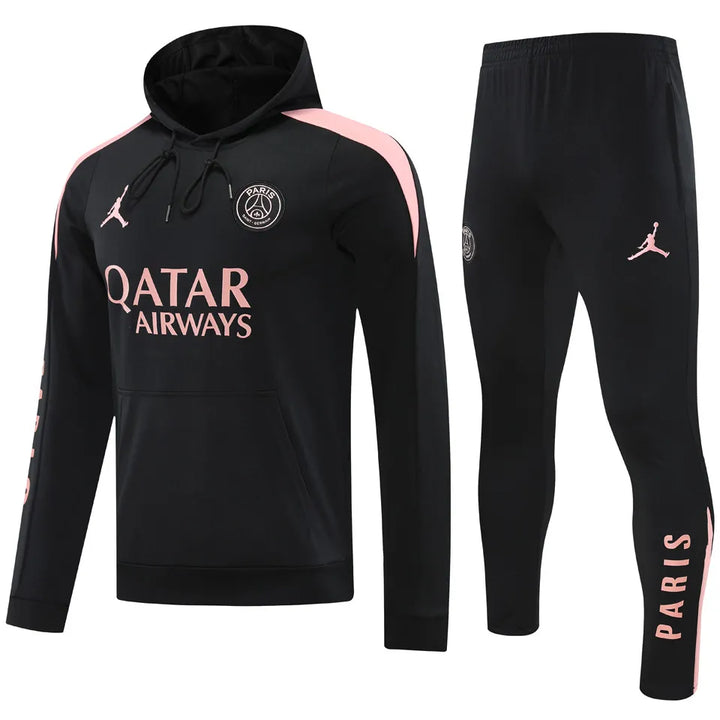 PSG Black Hoodie TrackSuit 2025