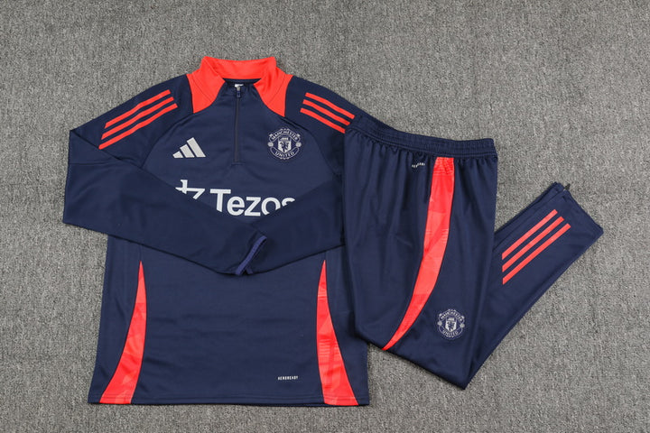 Manchester United Nevy Training Tracksuit 2024/25