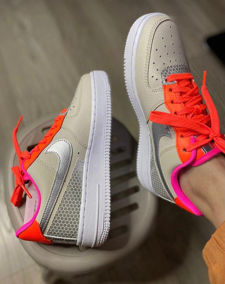 3M x Nike Air Force 1 Low Total Orange - uaessss