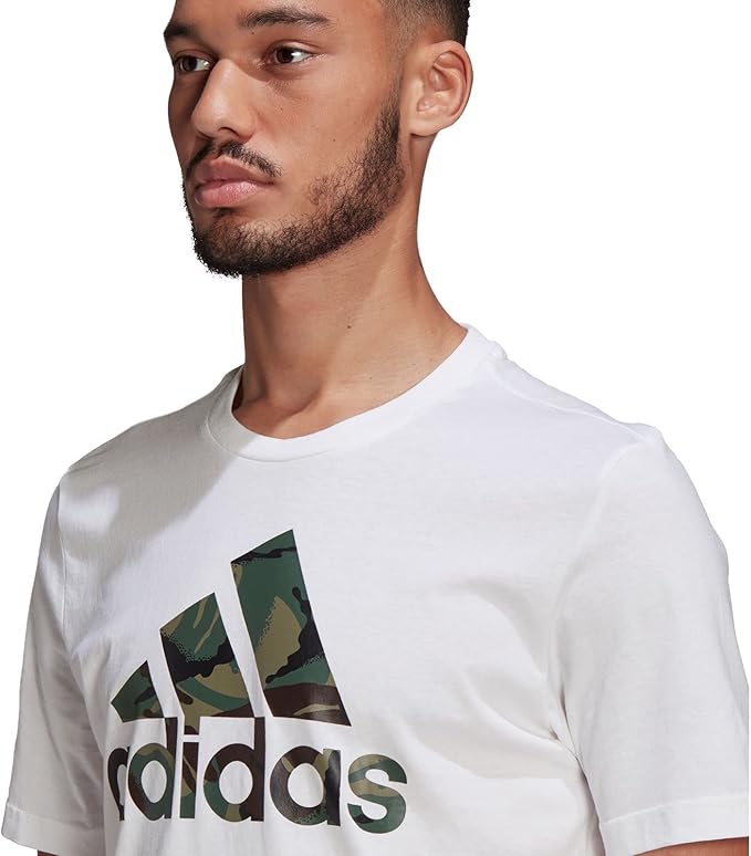 Adidas Men's  Essentials Camouflage Print Tee