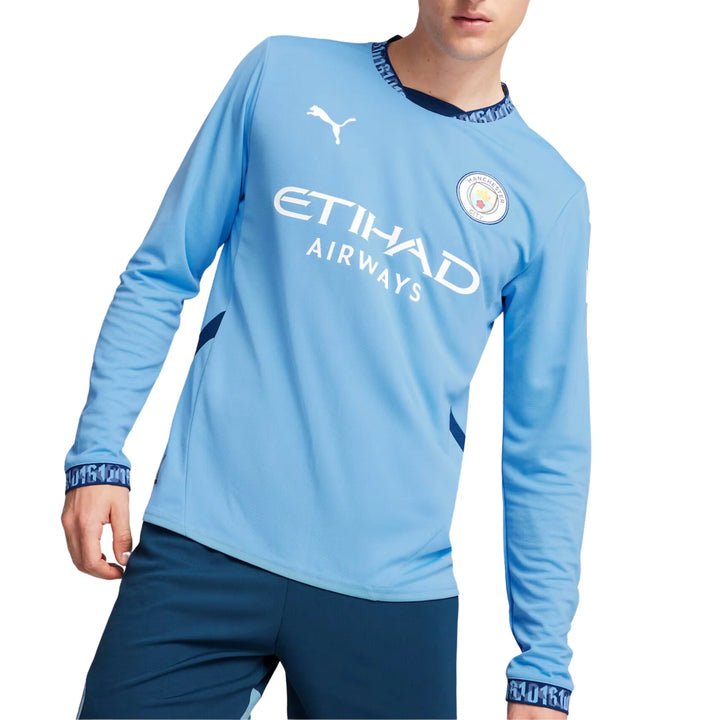 Manchester City Home Long Sleeve Jersey 2024/25