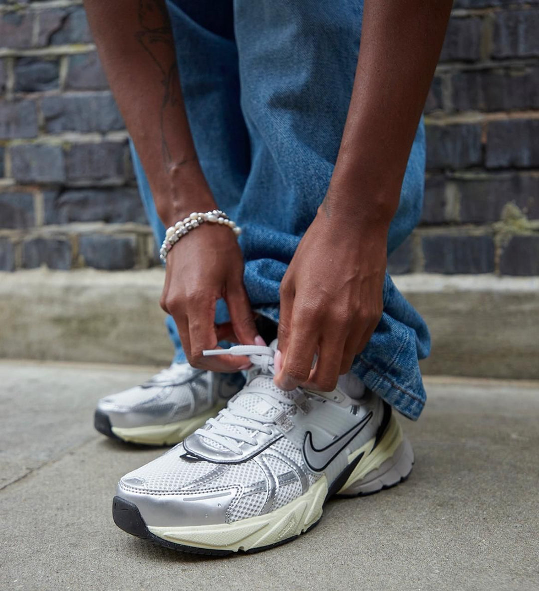 Nike V2K Run Summit White Metallic Silver