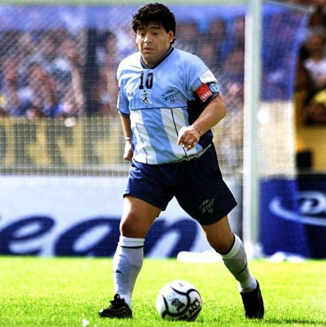 Argentina Diego Maradona 10 Classic 2001 Jersey