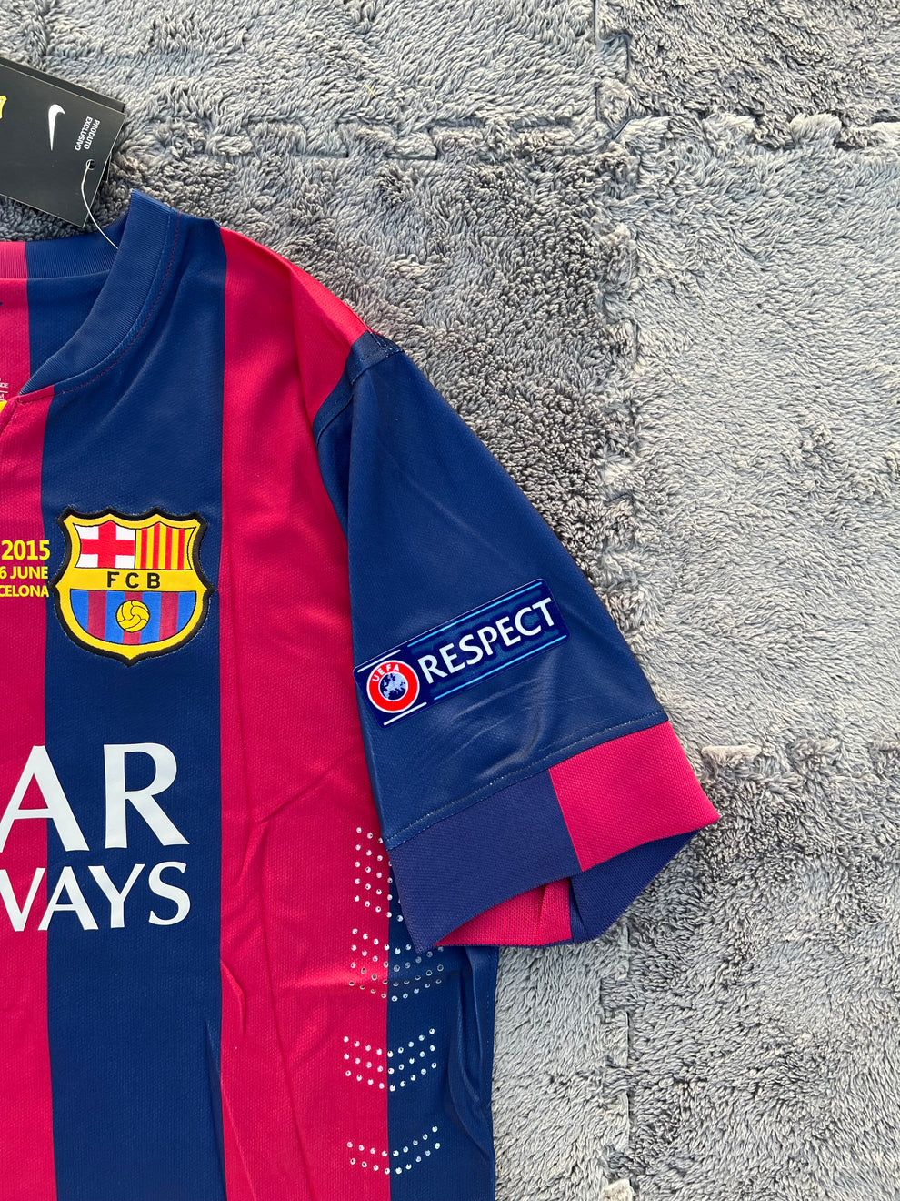 Barc_a Classic 2015 with NEYMAR 11 & Badges Jersey