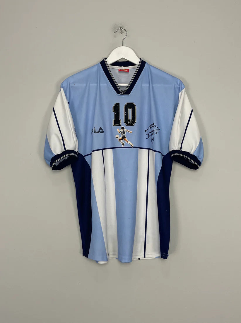 Argentina Diego Maradona 10 Classic 2001 Jersey