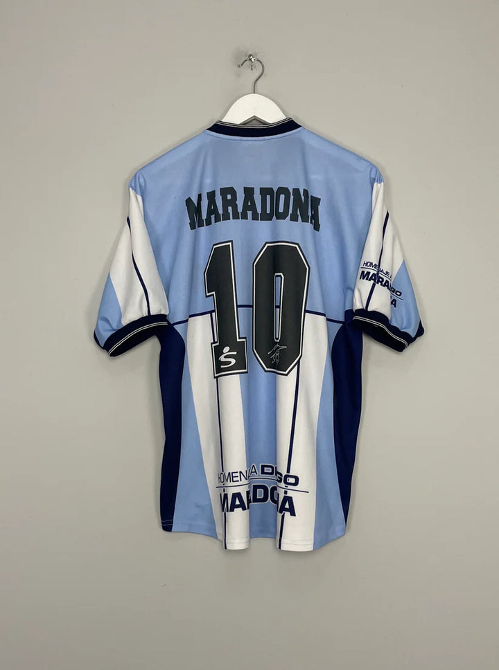 Argentina Diego Maradona 10 Classic 2001 Jersey