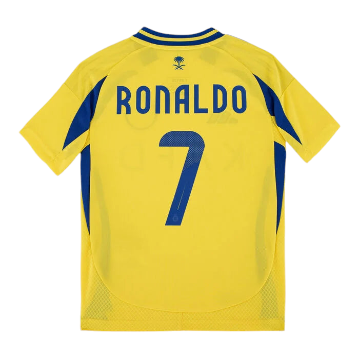 Al-Nassr Kids Home Kit 2024/25 WITH RONALDO 7