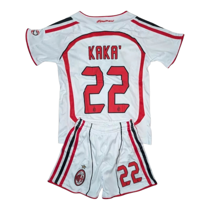 AC Milan Away 2007 with KAKA 22 Kids Kit