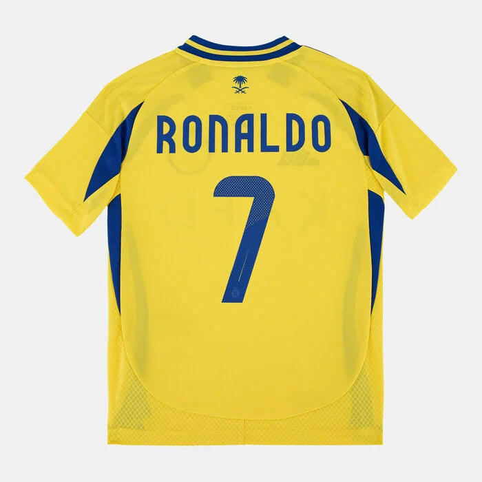 Al-Nassr Kids Home Kit 2024/25 WITH RONALDO 7