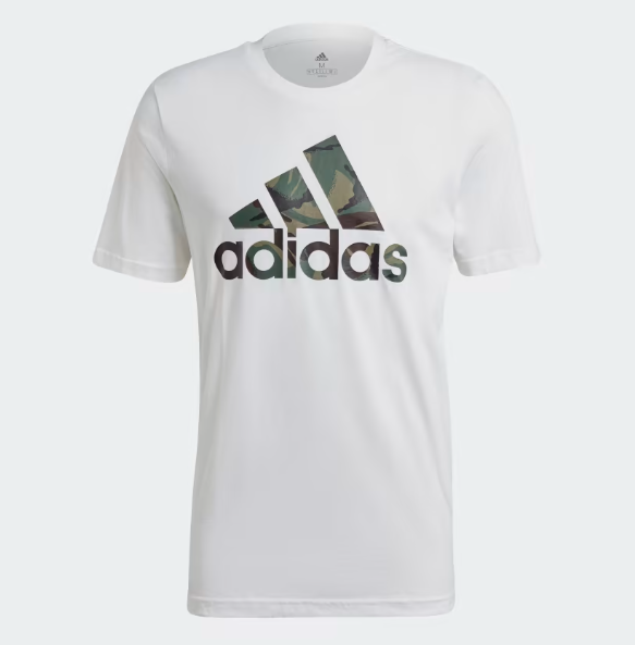 Adidas Men's  Essentials Camouflage Print Tee