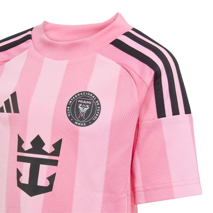 Inter Miami Home Kids Kit 2025 With MESSI 10