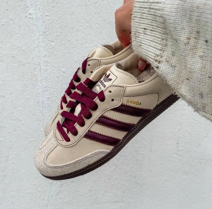 adidas Samba OG Wonder White Maroon