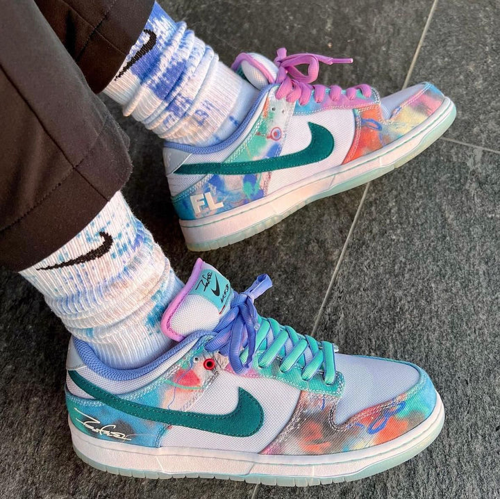 Nike SB Dunk Low Futura Laboratories Bleached Aqua