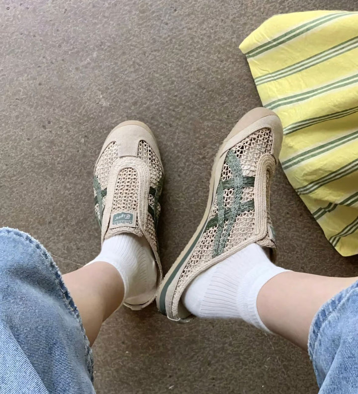 Onitsuka Tiger Mexico 66 Sabot Beige Green