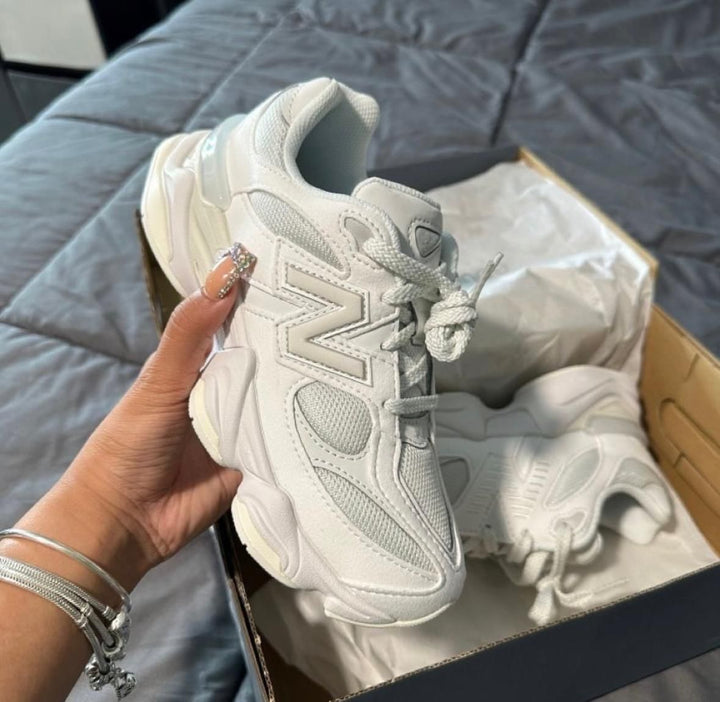 New Balance 9060 Triple White