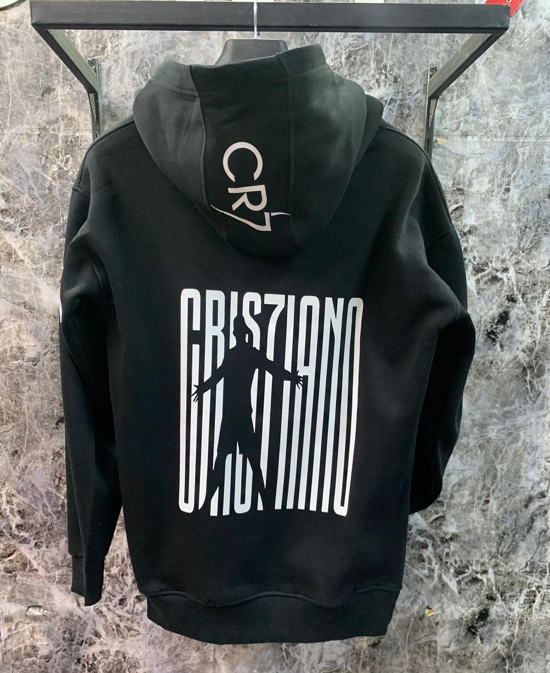 CR7 Black Hoodie 2025