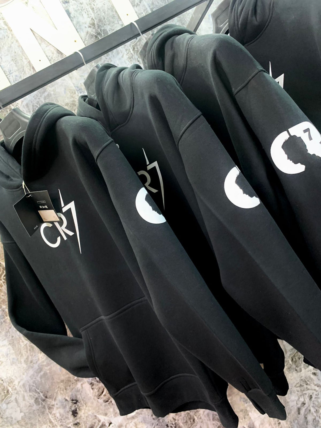 CR7 Black Hoodie 2025