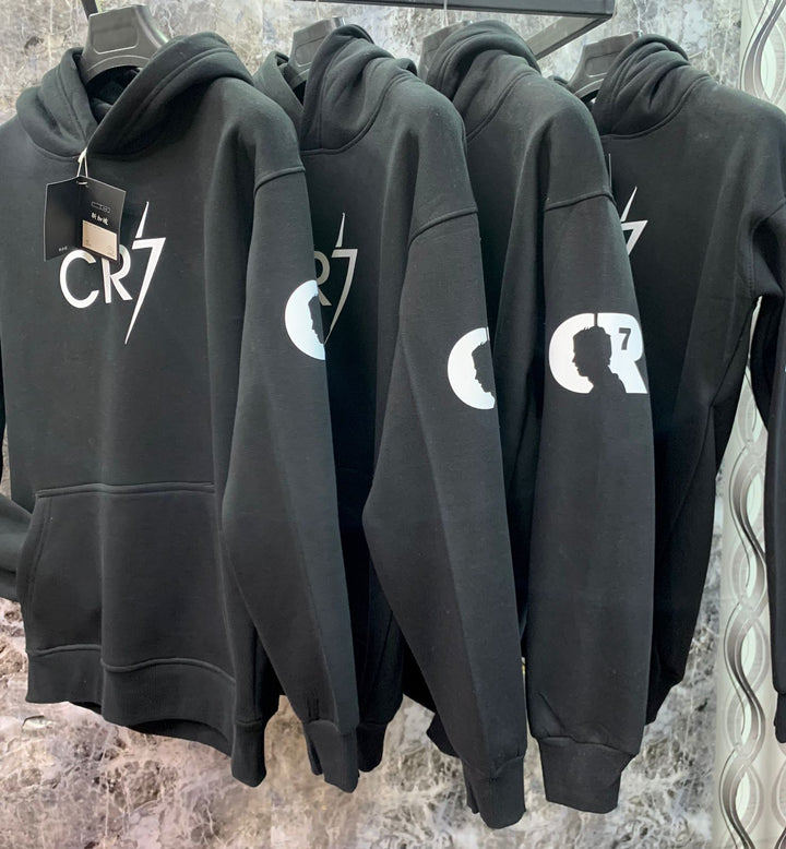 CR7 Black Hoodie 2025