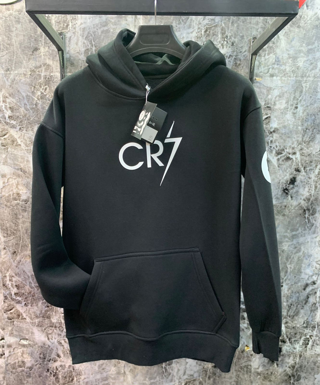 CR7 Black Hoodie 2025