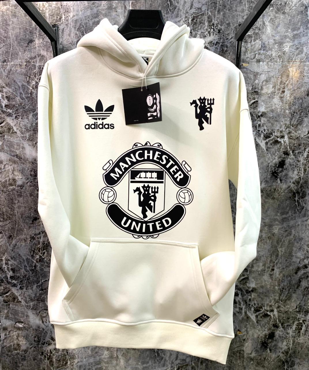 MAN UNITED White Hoodie 2025