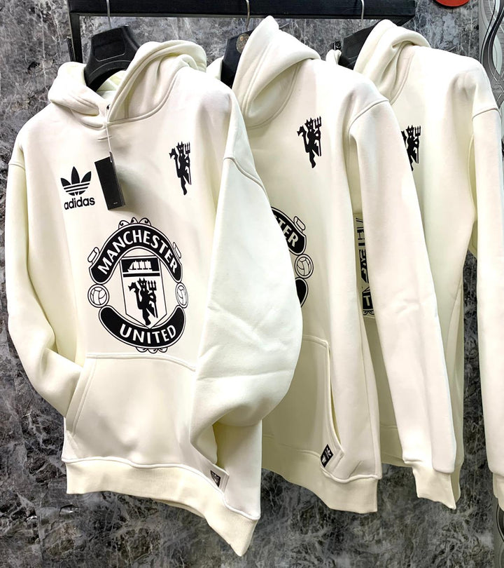 MAN UNITED White Hoodie 2025