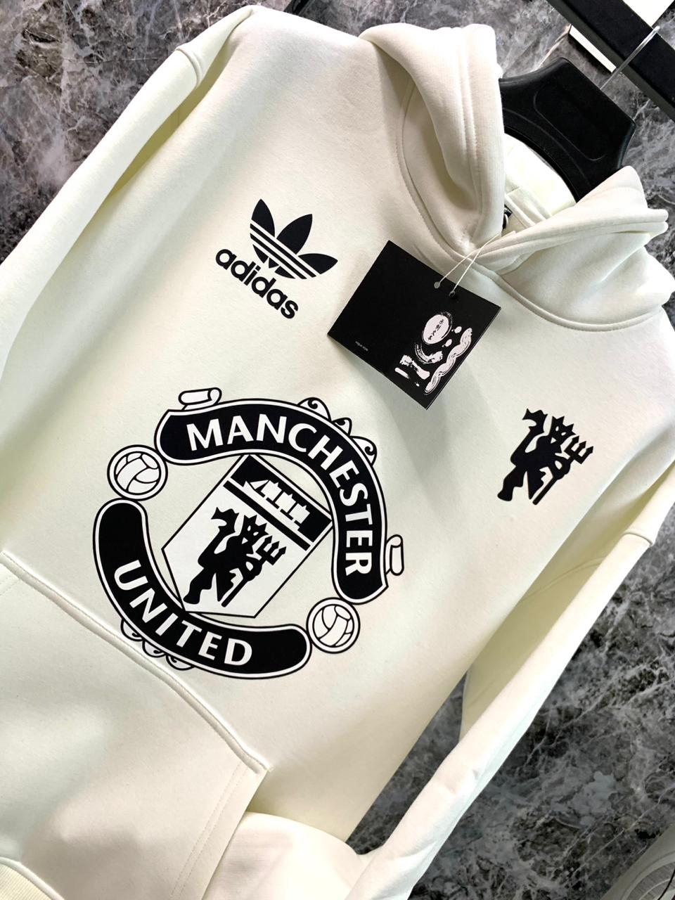 MAN UNITED White Hoodie 2025