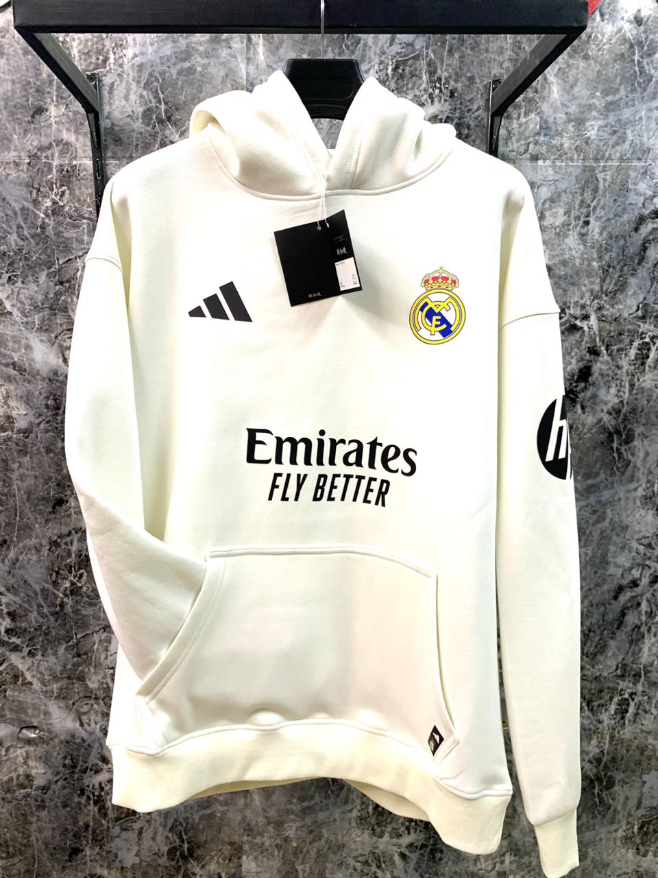 RM White Hoodie 2025