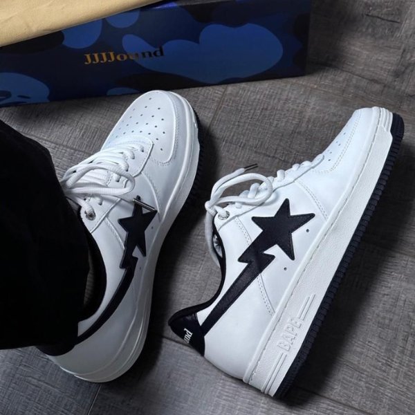 A Bathing Ape Bape Sta JJJJound White Navy - uaessss