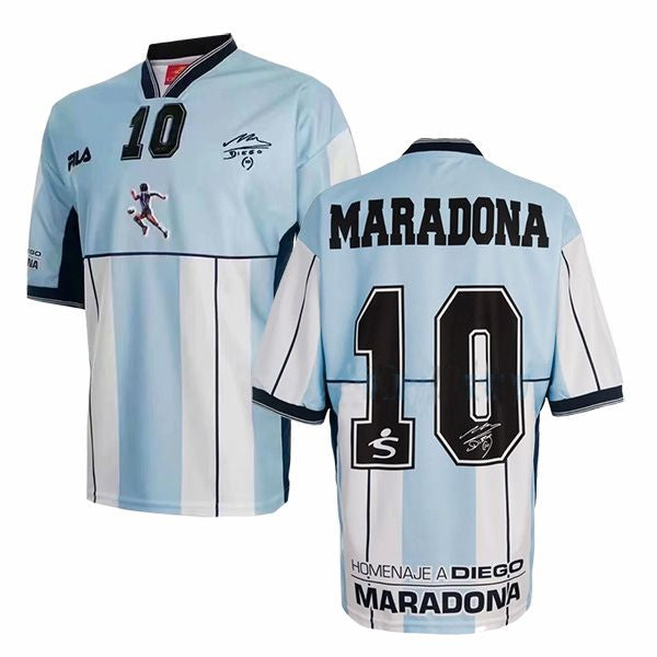 Argentina Diego Maradona 10 Classic 2001 Jersey