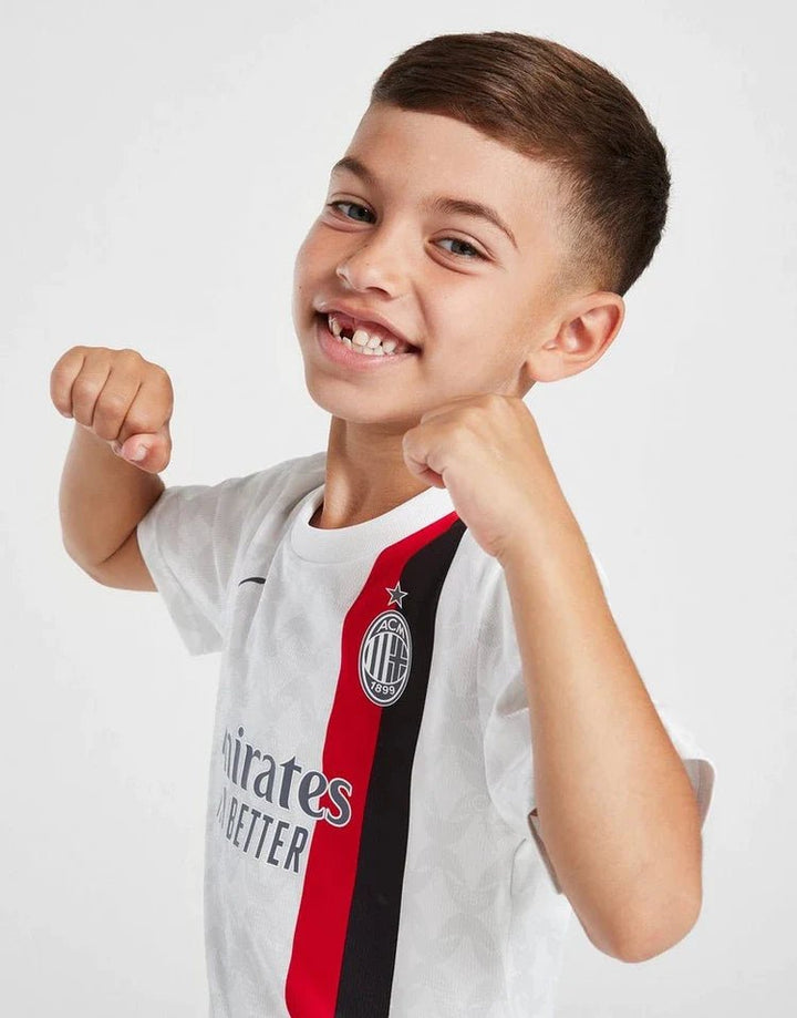 AC Milan Kids AWAY kit 2023/24 - uaessss