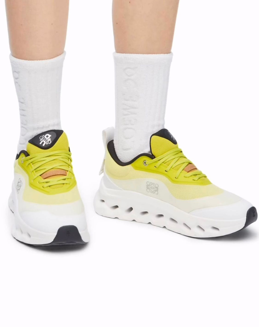 Loewe X On Cloudtilt 2.0 Running Shoes In   yellow White