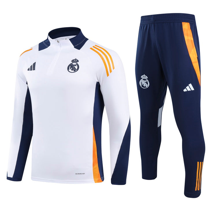 RM Pre Match White Tracksuit 2024/25