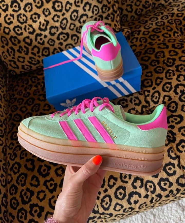 adidas Gazelle Bold Pulse Mint Pink - uaessss