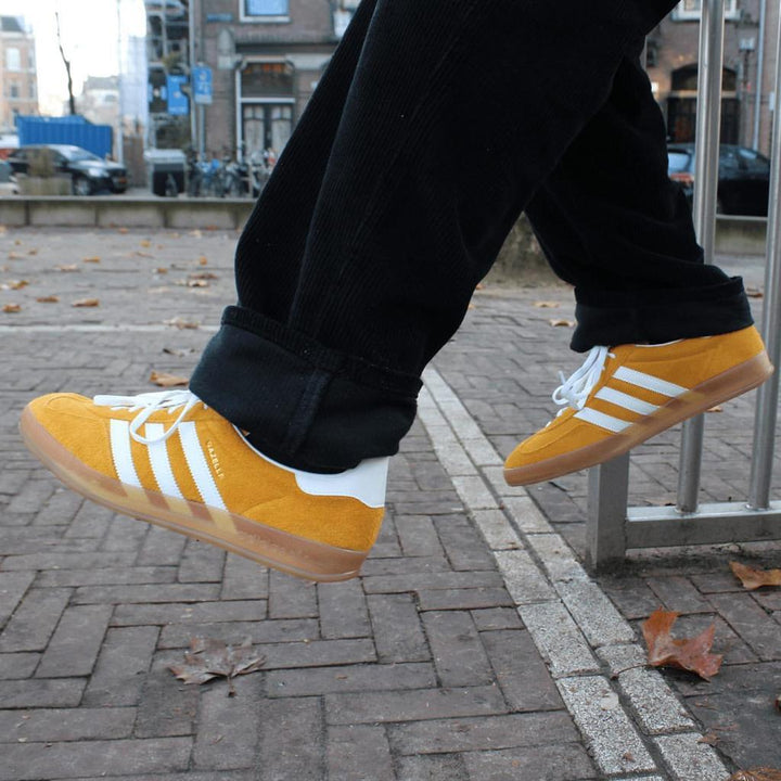 adidas Gazelle Indoor Orange Peel White - uaessss