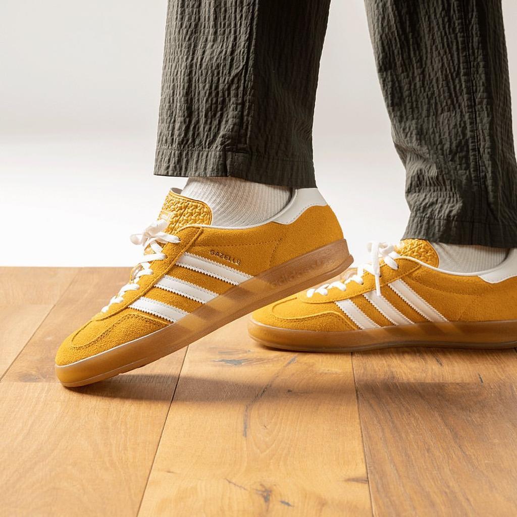 adidas Gazelle Indoor Orange Peel White - uaessss