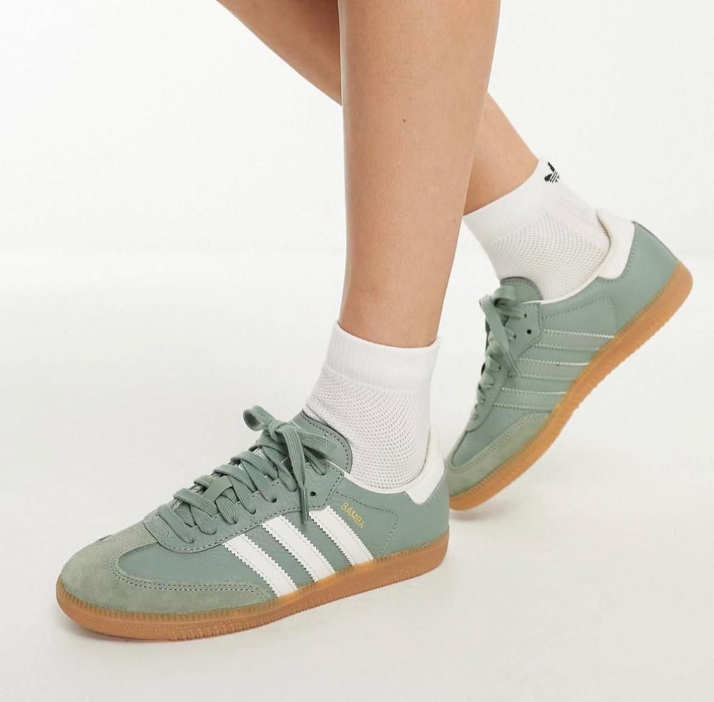 adidas Samba OG Silver Green - uaessss