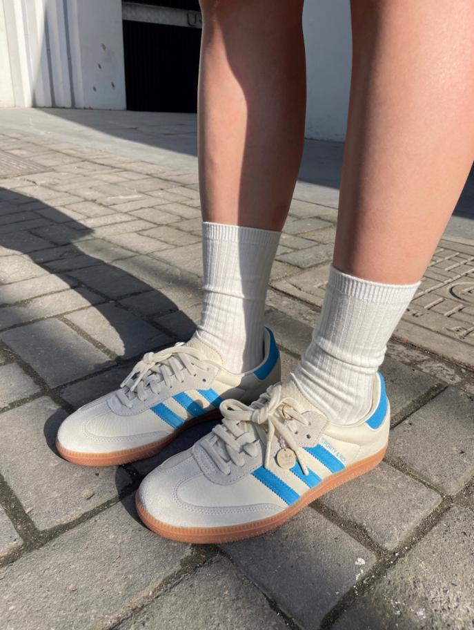 adidas Samba OG Sporty & Rich Cream Blue - uaessss