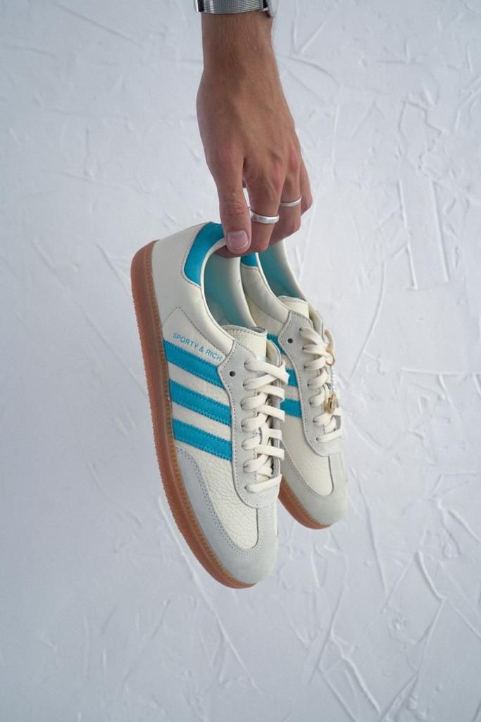 adidas Samba OG Sporty & Rich Cream Blue - uaessss