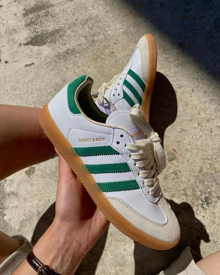 adidas Samba OG Sporty & Rich White Green - uaessss