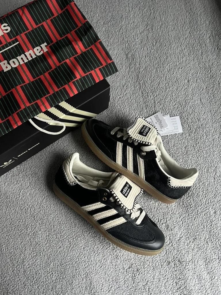 adidas Samba Pony Tonal Wales Bonner Core Black - uaessss