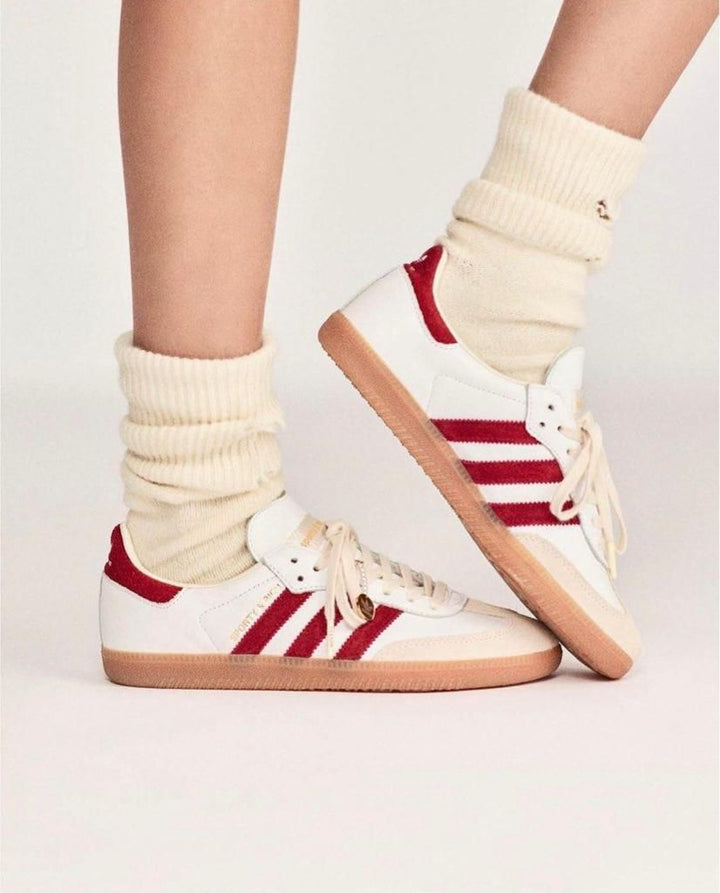 adidas Samba Sporty & Rich White Bold Gold - uaessss