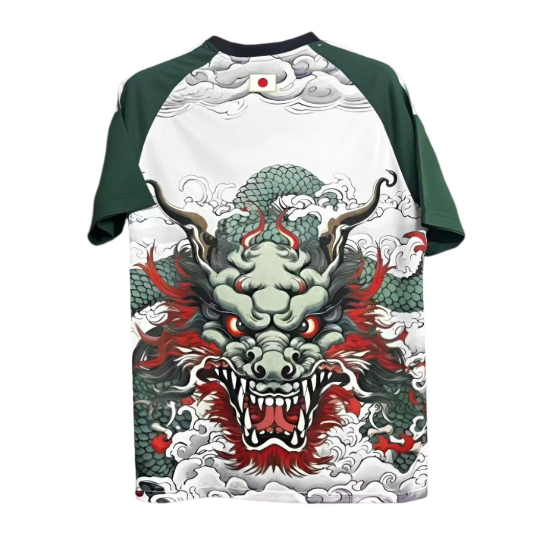 Japan x Y3 Green White Dragon Special Jersey 24/25