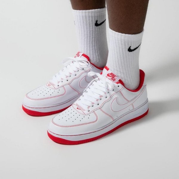 Air force 1 Red Stitch - uaessss