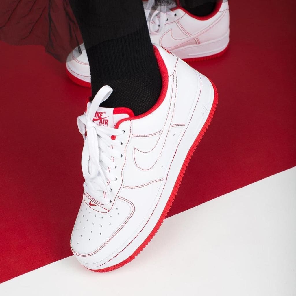 Air force 1 Red Stitch - uaessss