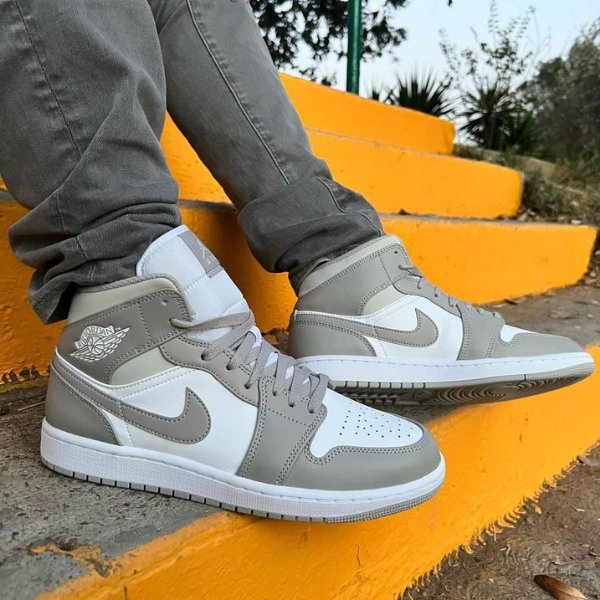 Air jor dasn 1 Mid Linen - uaessss