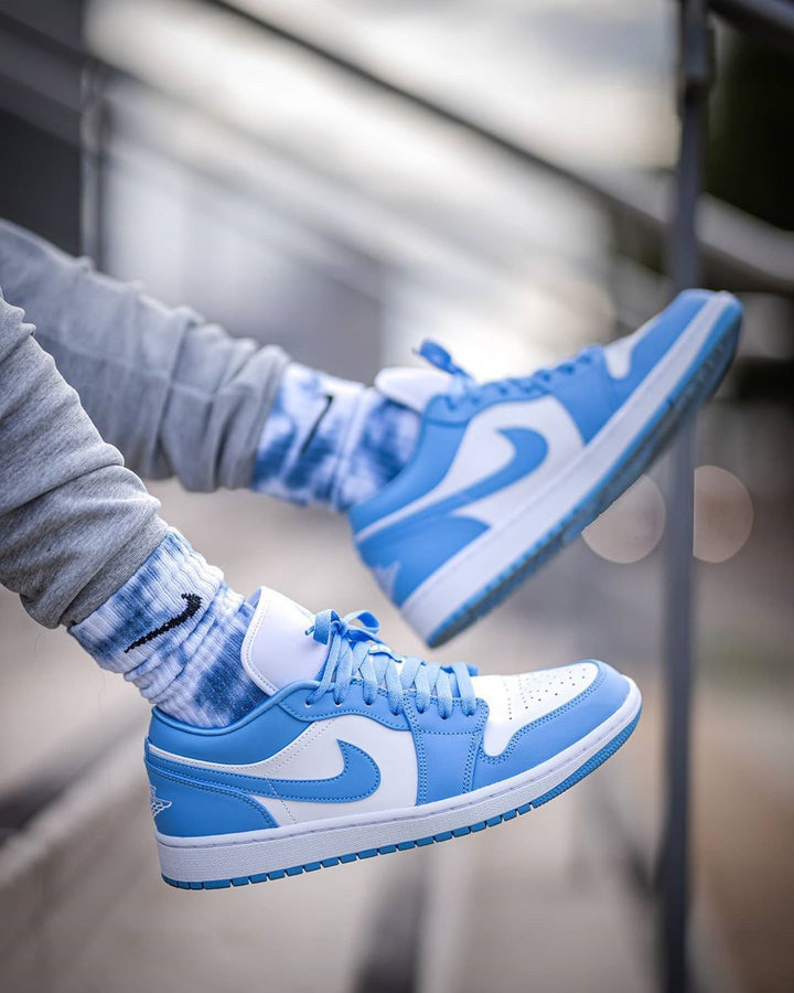 Air jordan 1 Low black university blue - uaessss